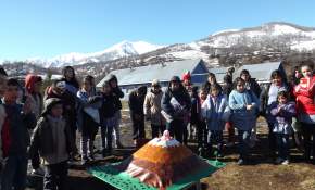 Estudiantes UFRO desarrollan proyecto medioambiental en escuela rural de Lonquimay